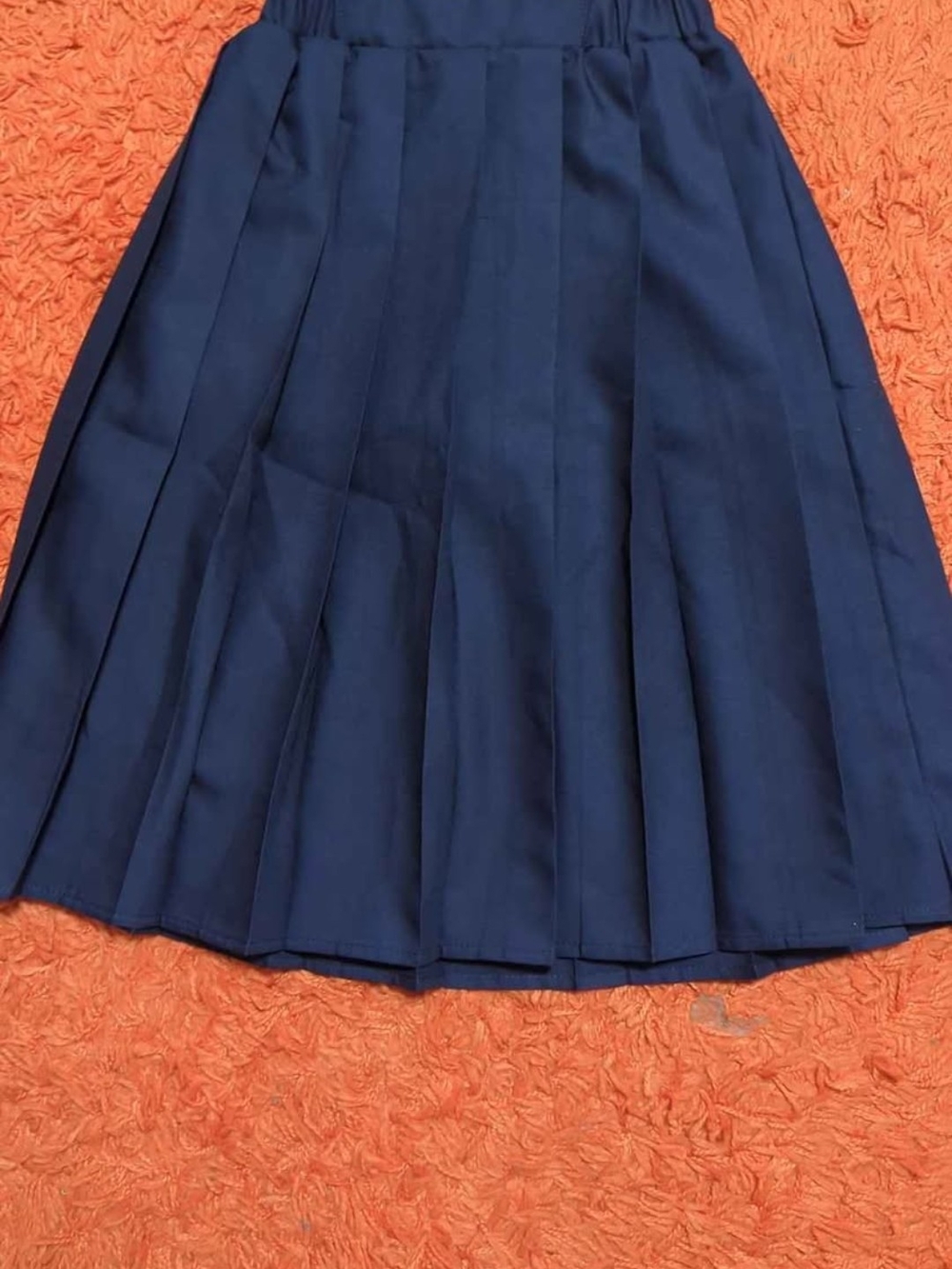 NWT Toddler Girls Navy Blue Pleated Uniform Skort Size 4T